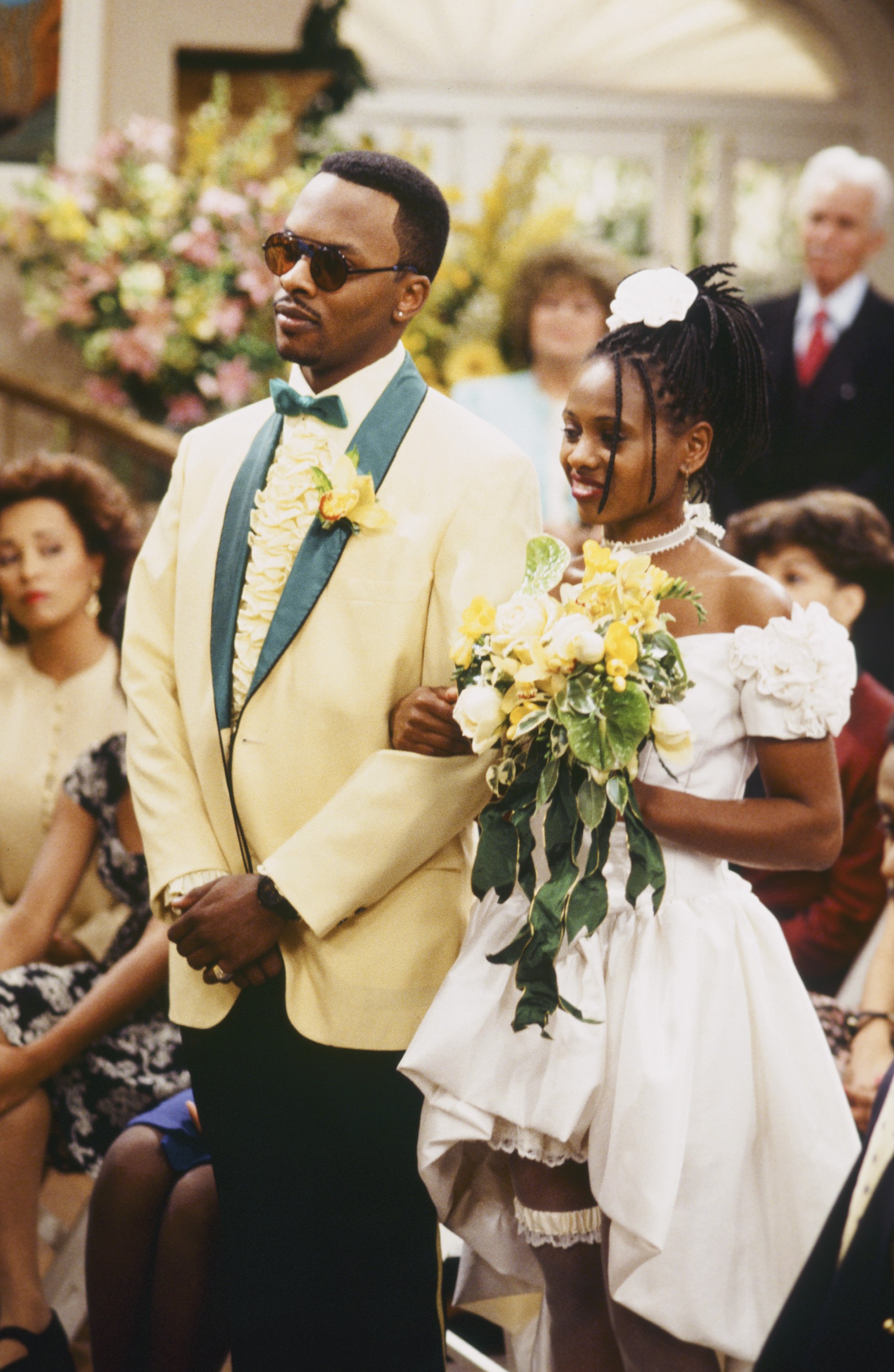 Still of Jeffrey A. Townes and Karen Malina White in The Fresh Prince of Bel-Air (1990)