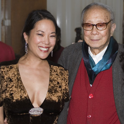Pictured here at the Flower Drum Song reunion with C. Y. Lee, author of Flower Drum Song, the book.