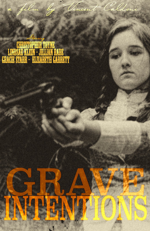 Draft poster concept designed by Vincent Caldoni and depicting MEG McGILL (Gracie Starr)
