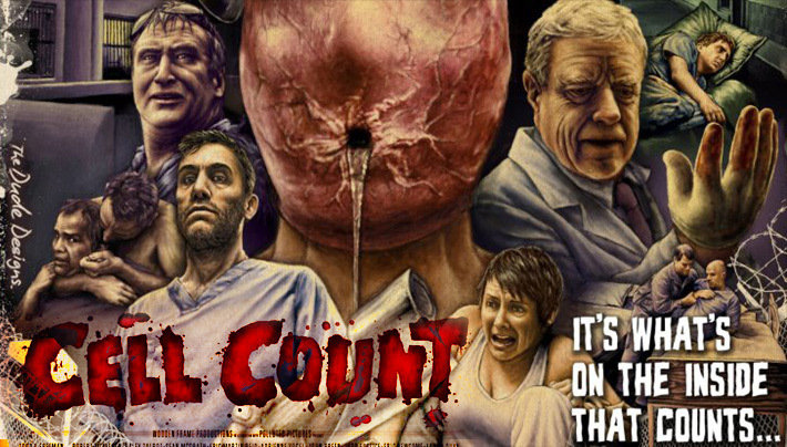 Still of Daniel Baldwin, Christopher Toyne, Robert McKeehen, Haley Talbot and Sean McGrath in Cell Count (2012)