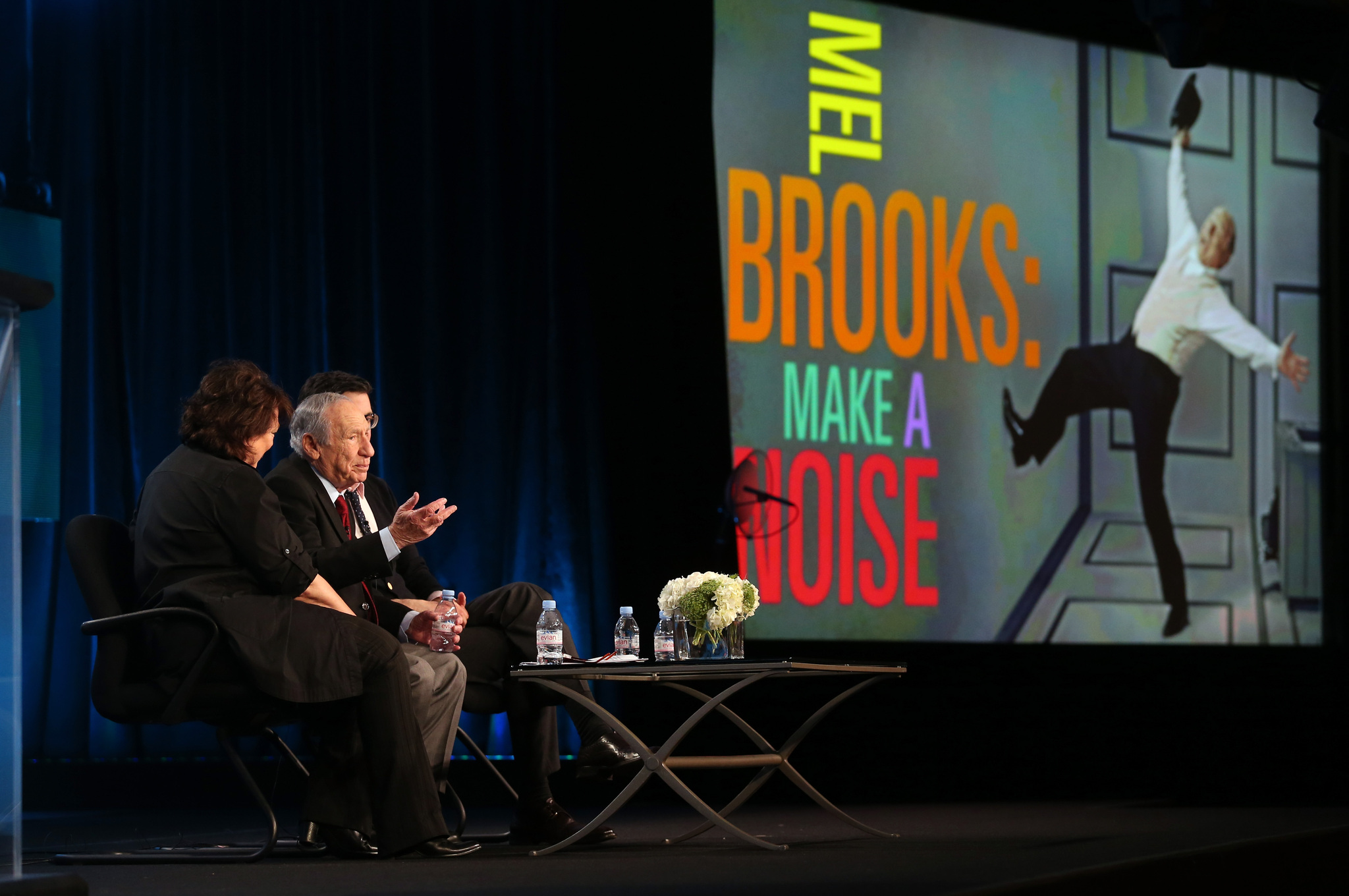 Mel Brooks, Susan Lacy and Robert Trachtenberg at event of American Masters (1985)