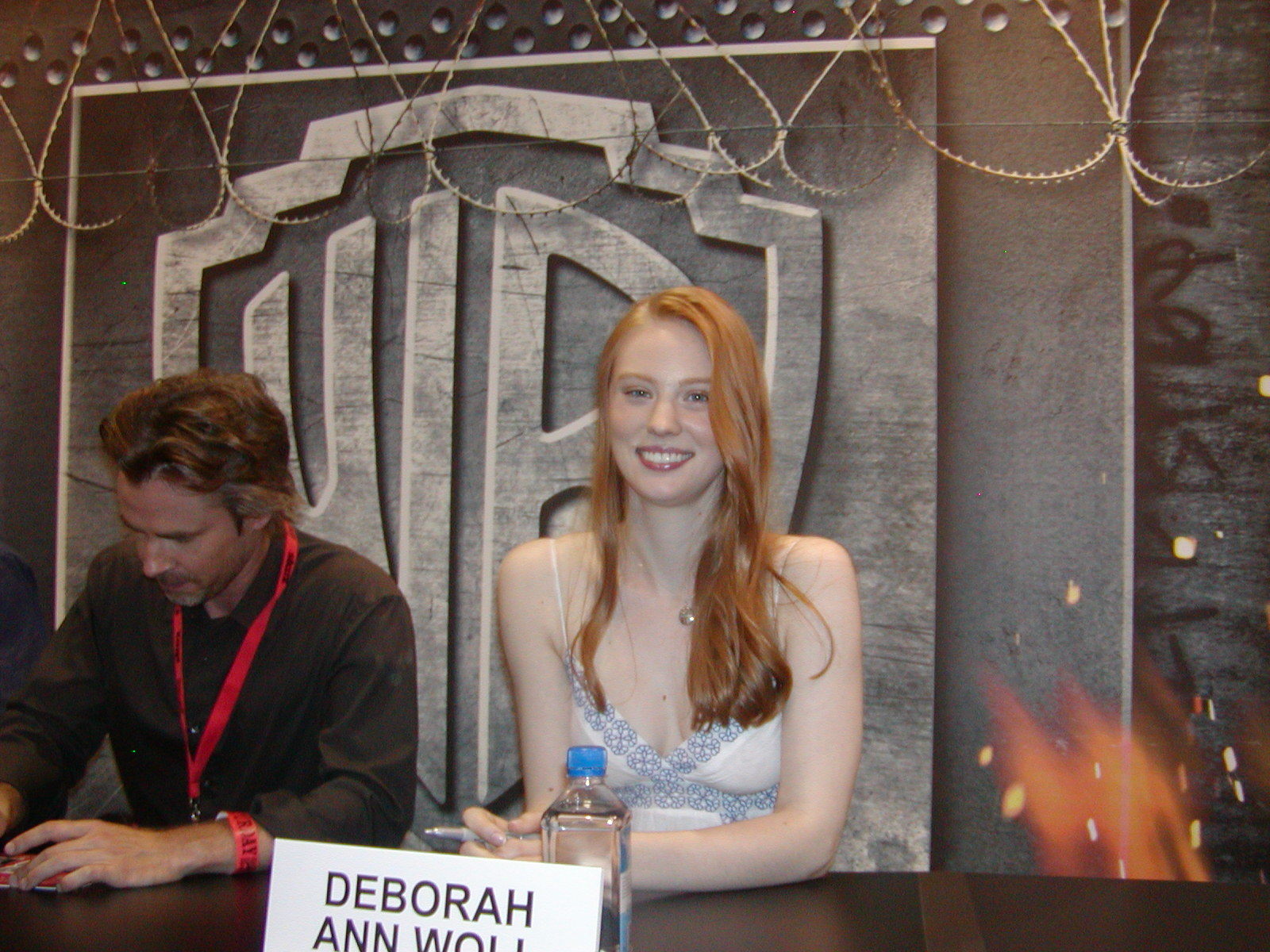 Sam Trammell and Deborah Ann Woll at event of Tikras kraujas (2008)