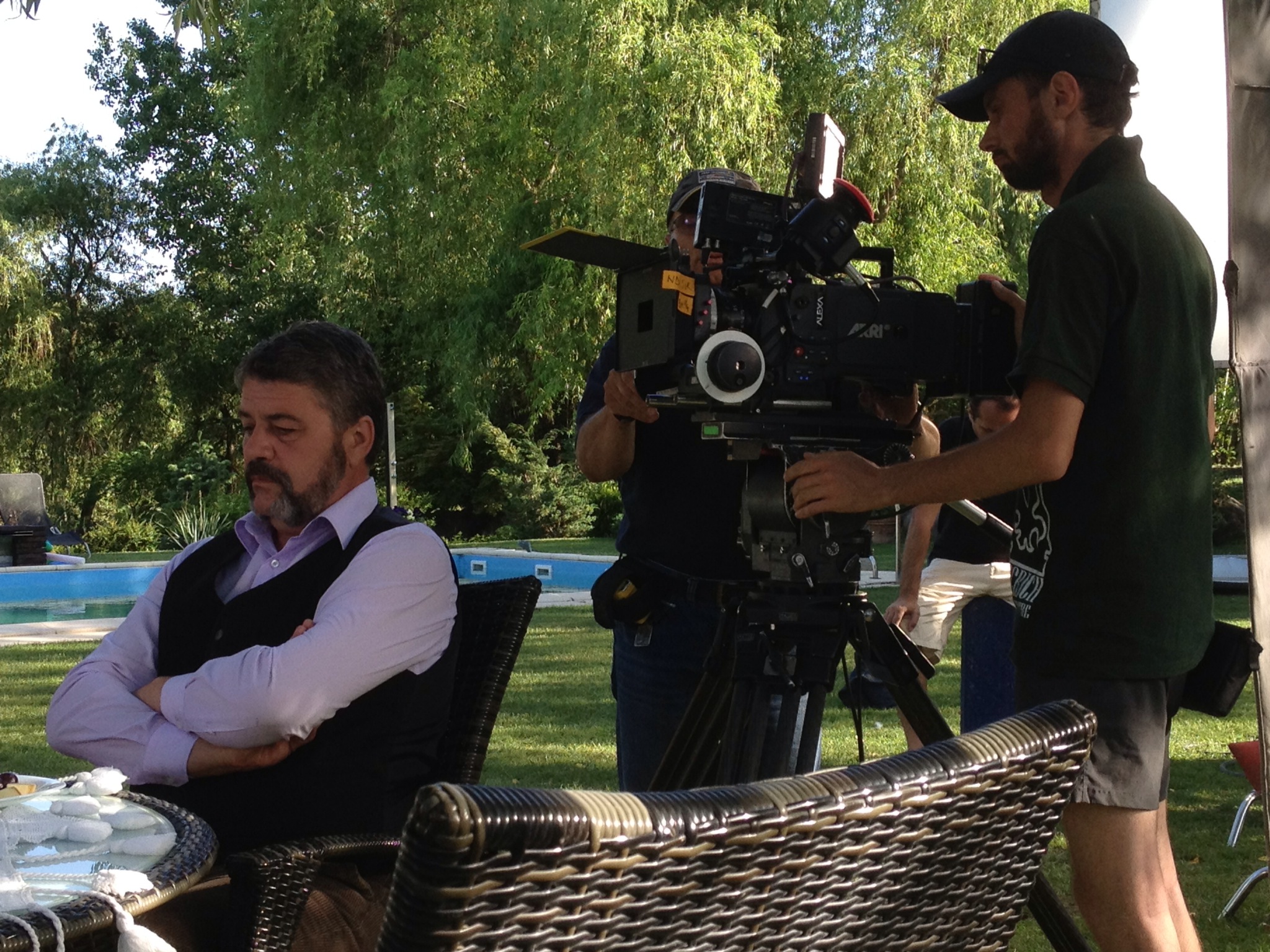 As Paul Gorun on the set of Limani