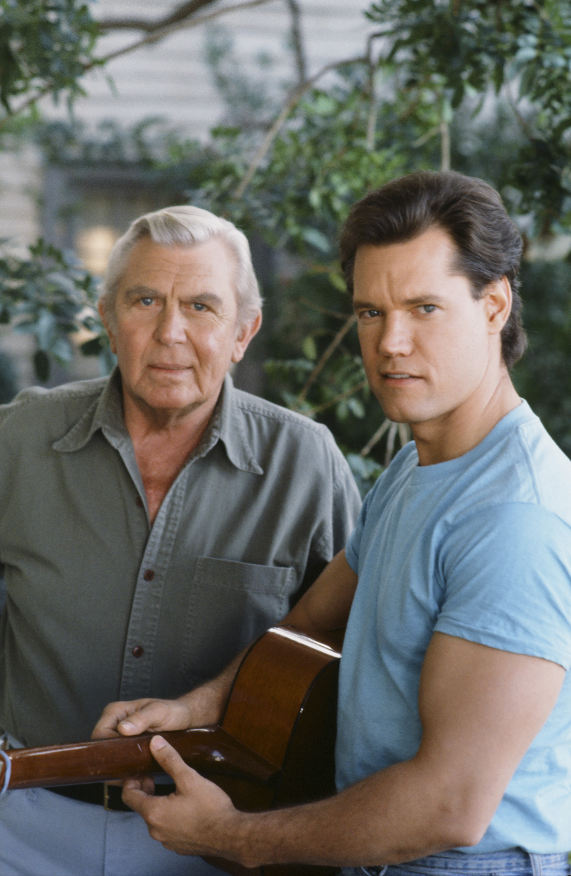 Still of Andy Griffith and Randy Travis in Matlock (1986)