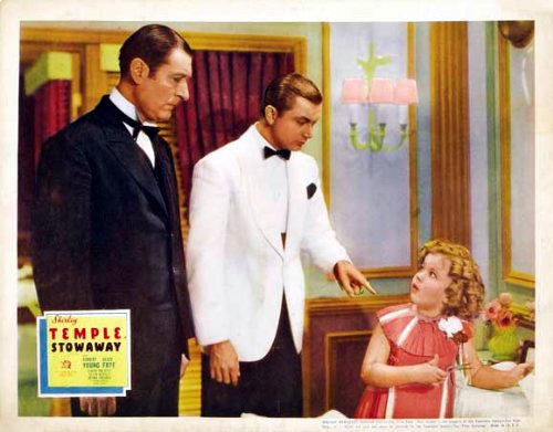 Shirley Temple, Robert Young and Arthur Treacher in Stowaway (1936)