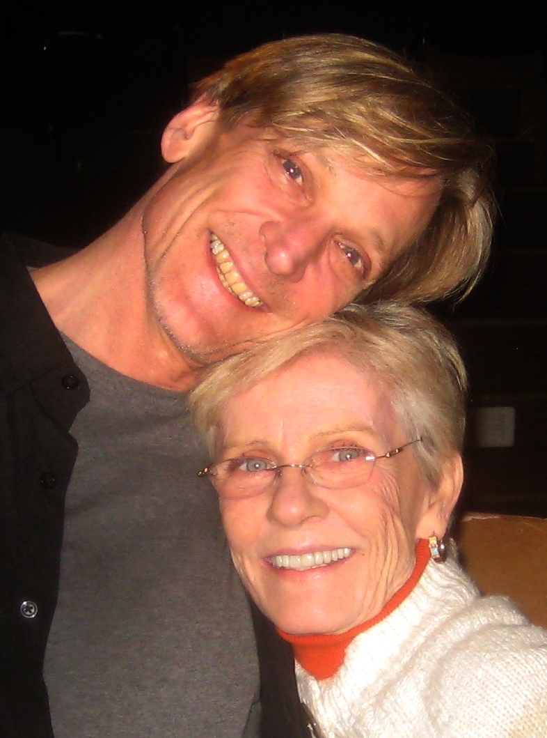 Patrick Treadway and Patty Duke (Anna Pearce) on the set of 