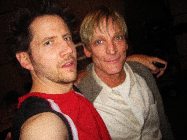 Jamie Kennedy and Patrick Treadway on the set of 