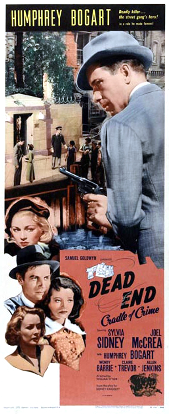 Humphrey Bogart, Wendy Barrie, Joel McCrea, Sylvia Sidney and Claire Trevor in Dead End (1937)