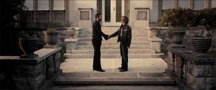 Still of Srdjan Todorovic and Sergej Trifunovic in Srpski film (2010)