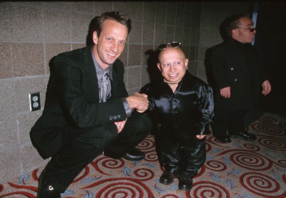 Tony Hawk and Verne Troyer