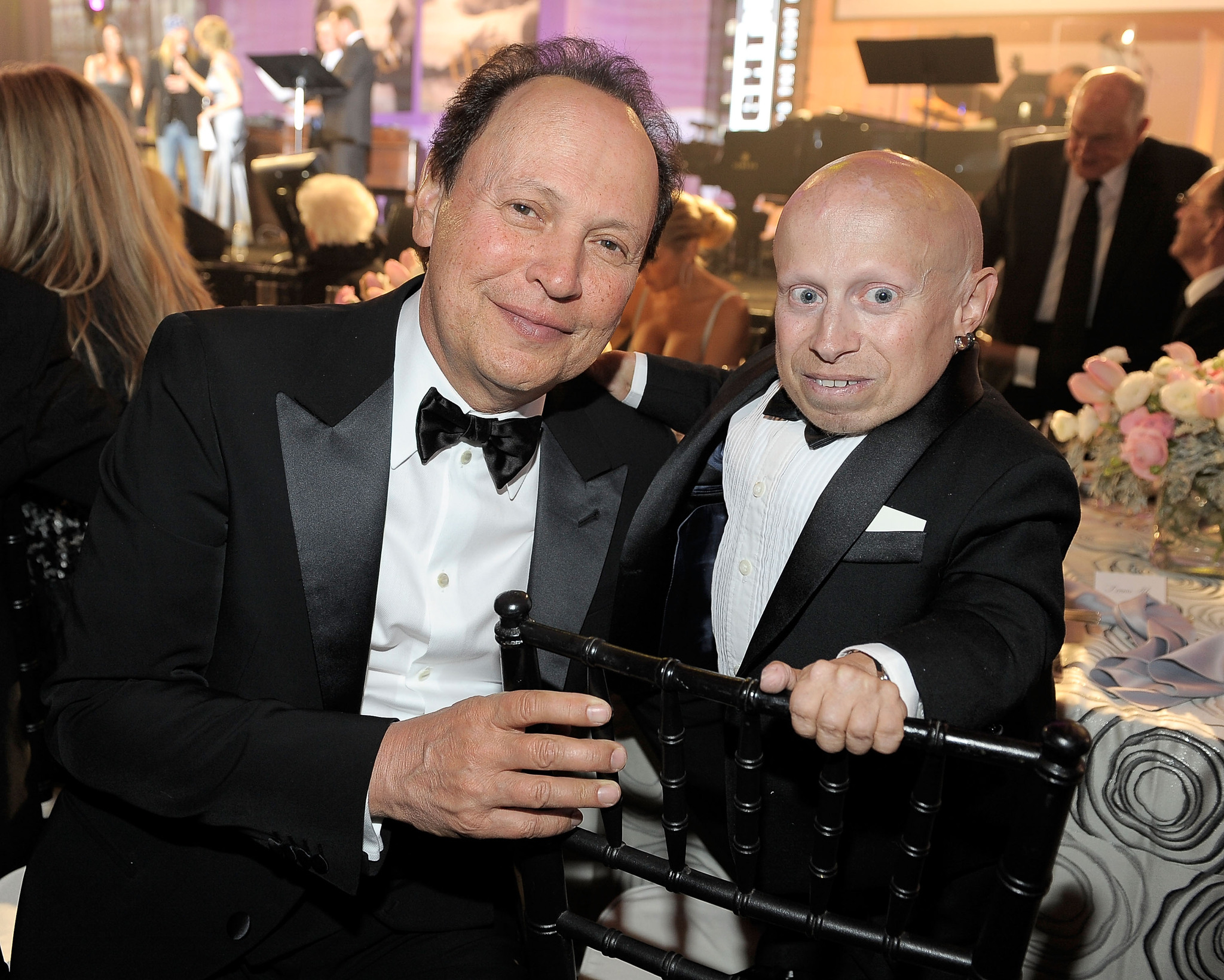 Billy Crystal and Verne Troyer