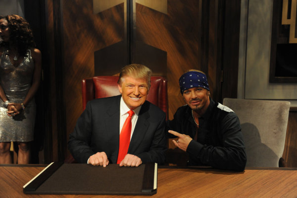 Still of Bret Michaels and Donald Trump in The Apprentice (2004)