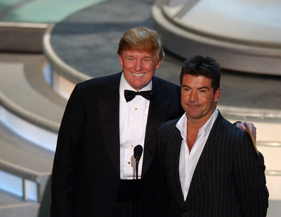 Donald Trump and Simon Cowell