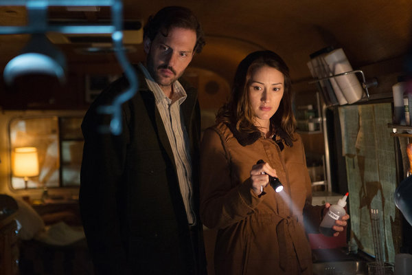 Still of Silas Weir Mitchell and Bree Turner in Grimm (2011)