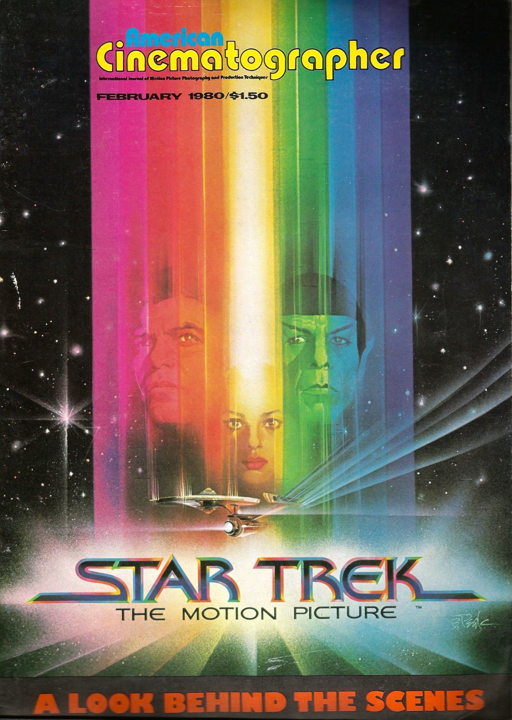 Magazine with story of making of Star Trek, The Motion Picture. Cover same as theatrical 