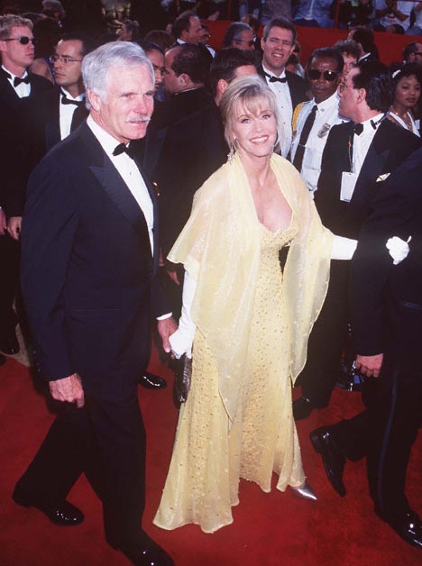Jane Fonda and Ted Turner at event of The 69th Annual Academy Awards (1997)