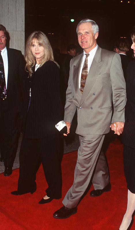 Jane Fonda and Ted Turner at event of The American President (1995)