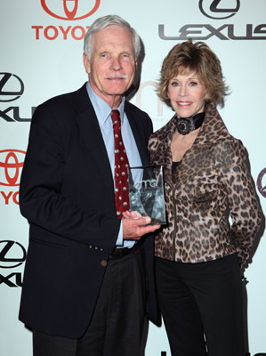 Jane Fonda and Ted Turner