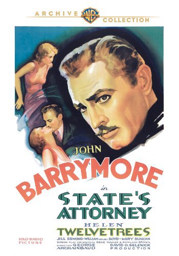 John Barrymore and Helen Twelvetrees in State's Attorney (1932)