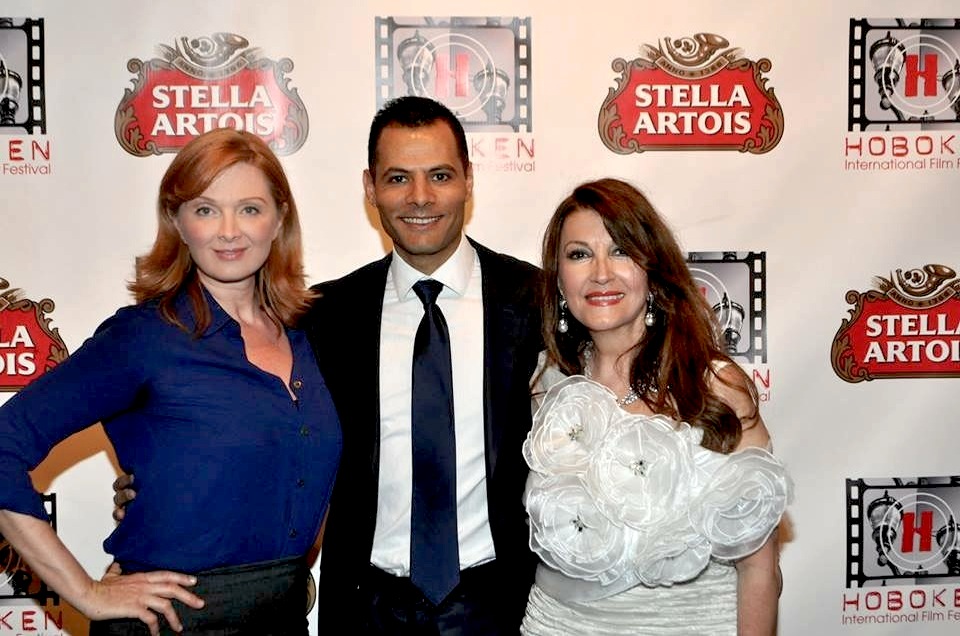 Deborah Twiss, director Waleed Badour and Mary Apick at premiere of 12 Angry Men and Women