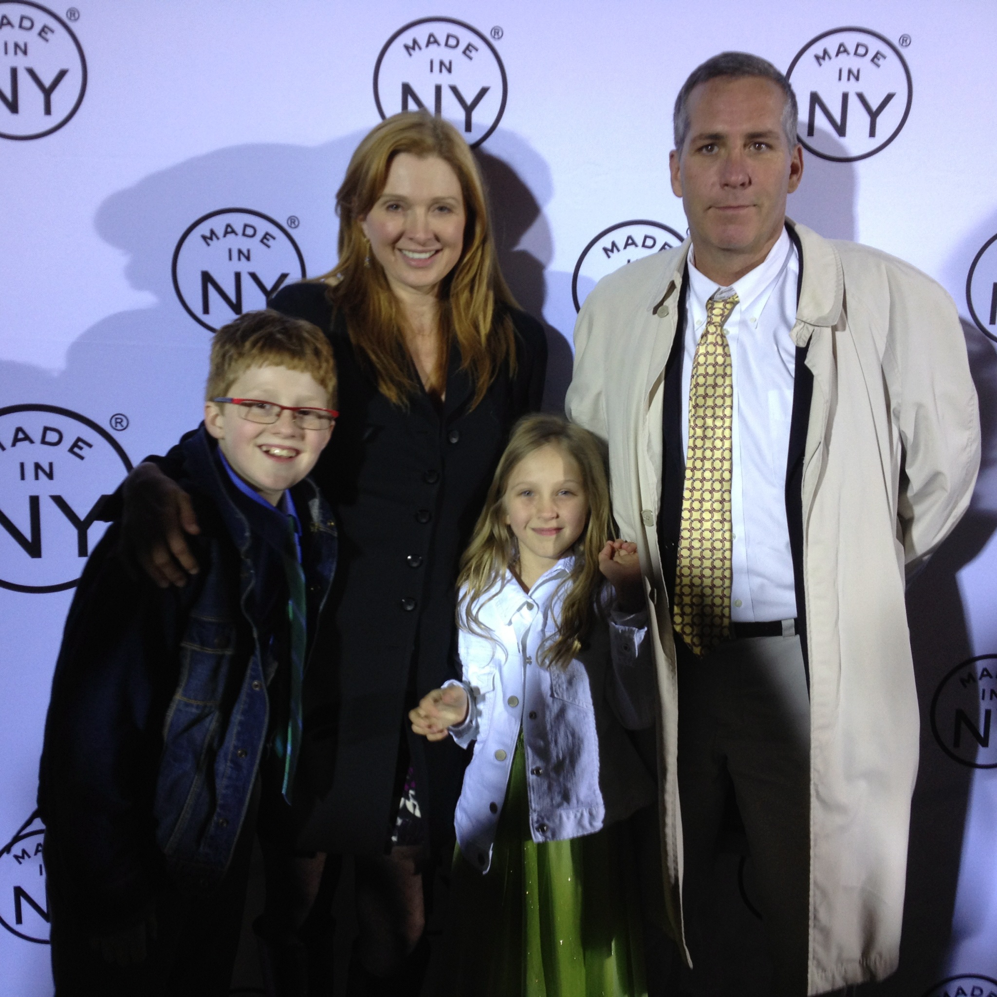 Deborah Twiss, Dean McCann, Matthew McCann, Sydney McCann at MADE IN NY AWARDS