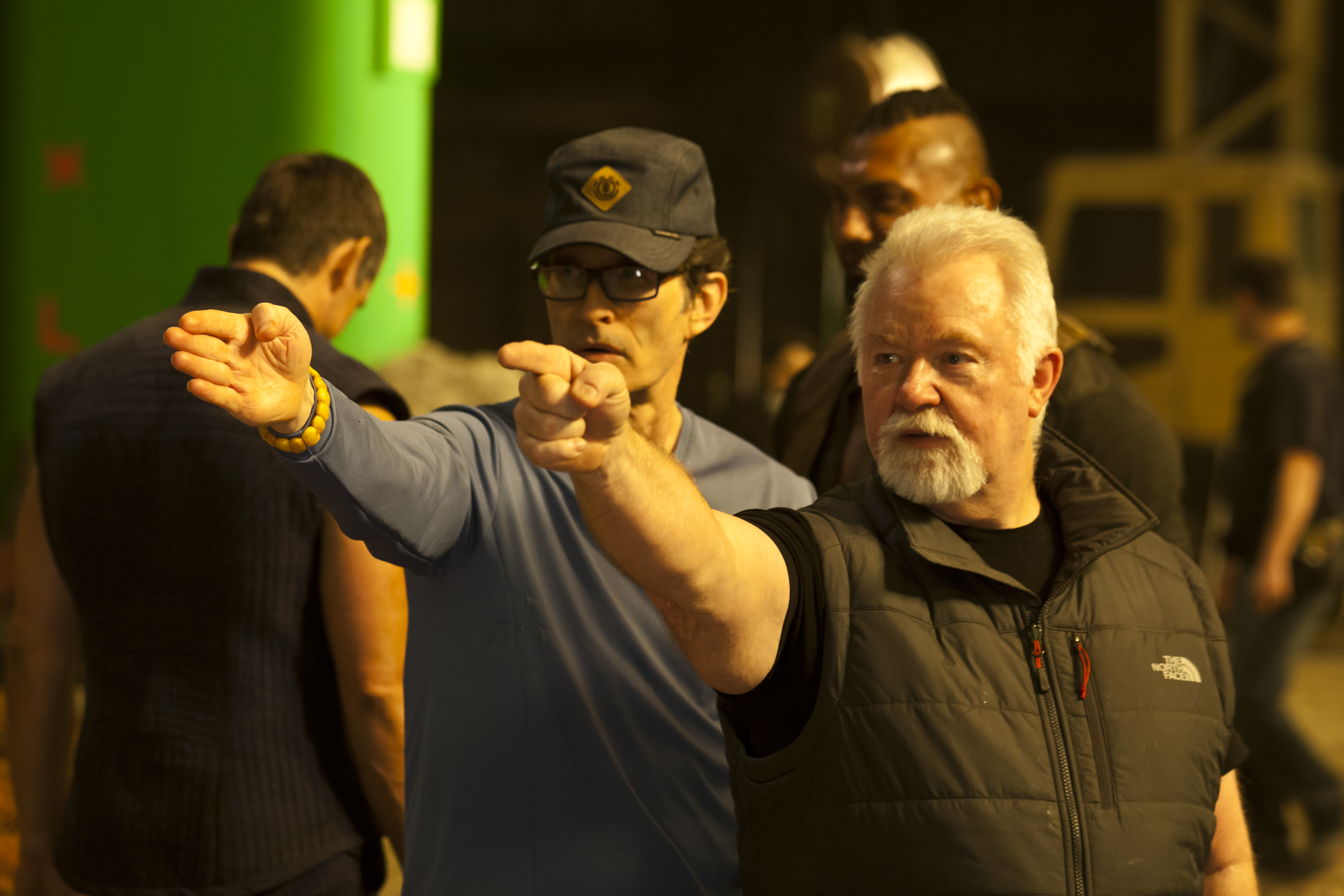 Director David Twohy and DP David Eggby finally agreeing on something, RIDDICK, Montreal 2012