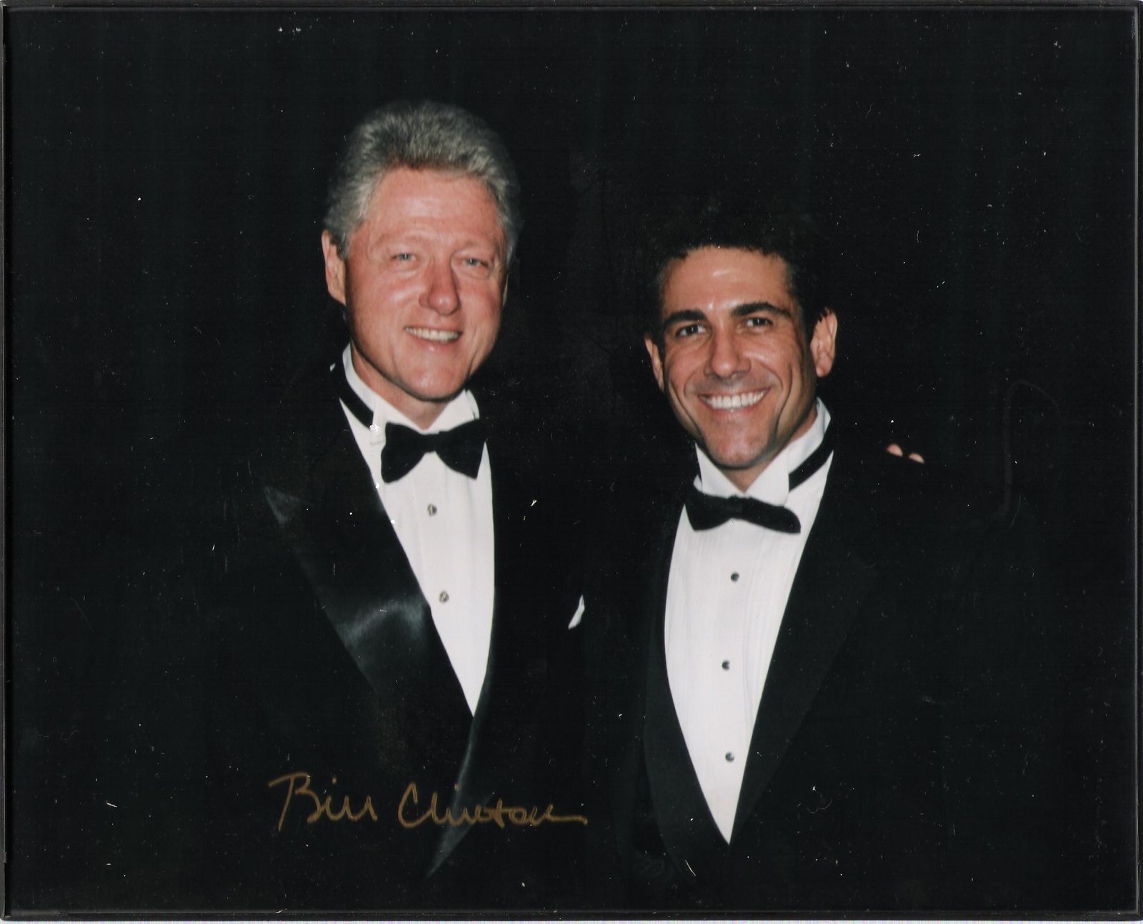 President Bill Clinton and Actor Steve Tyler