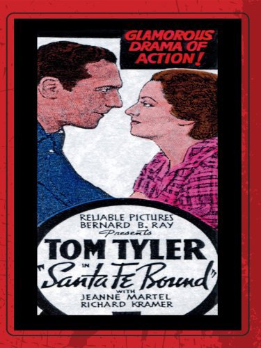 Jeanne Martel and Tom Tyler in Santa Fe Bound (1936)