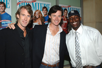 Michael Bay, Paul Turcotte and Tyrese Gibson