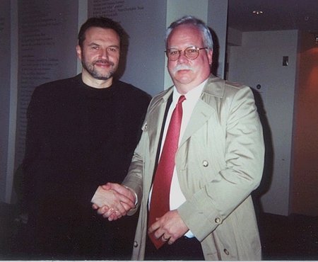 Film Director, Producer Aleksei Uchitel and Drew H. Fash. Saint Petersburg, Russia (2000)