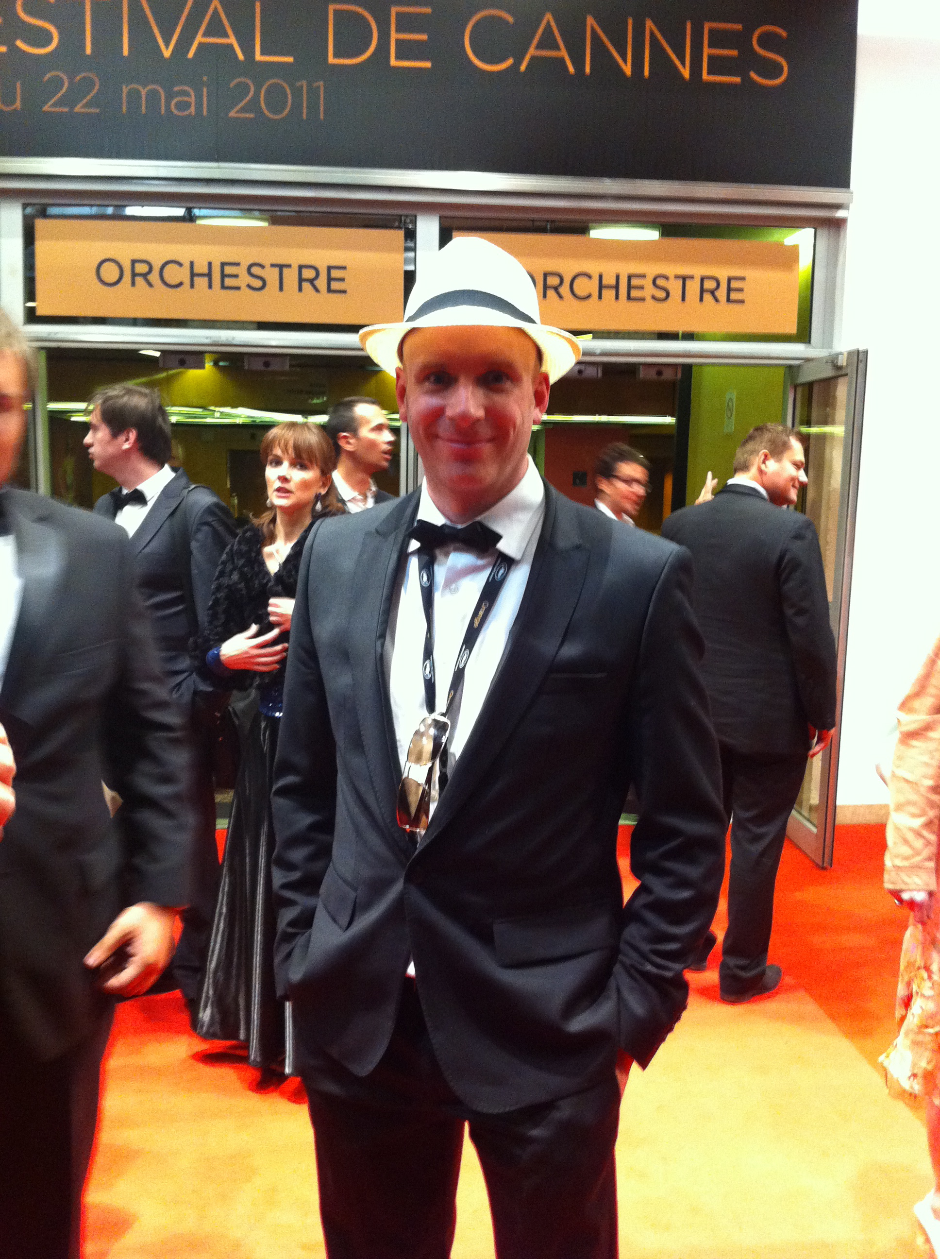 Geoffrey Uloth at the Premiere of Woody Allen's Midnight In Paris. Cannes Film Festival, 2011.