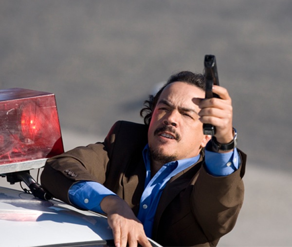Julian Scott Urena as Det. Gonzales in the feature film 