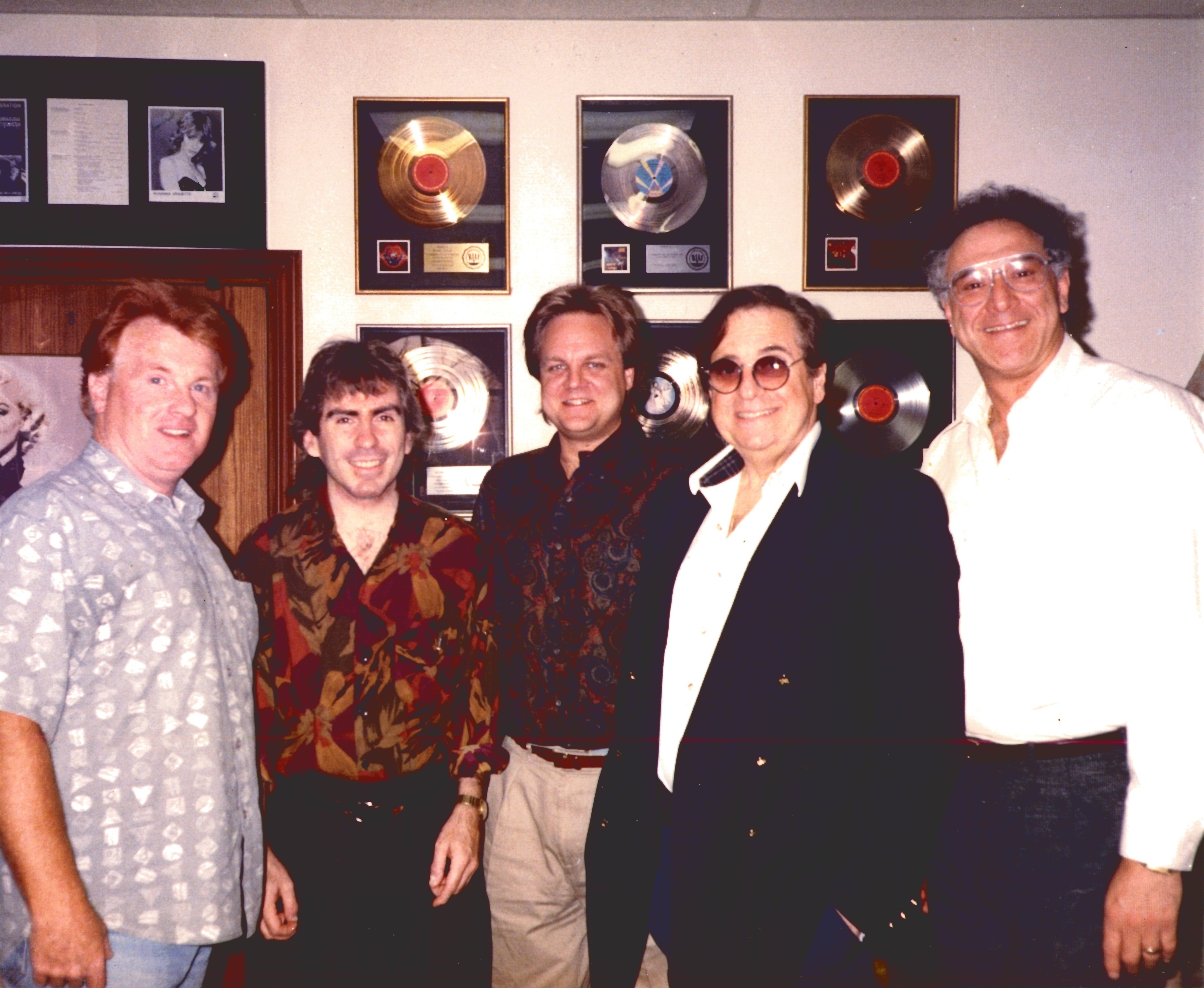 Don Bedard, Jr., Sydney Urshan, Michael Jensen, Phil Ramone and Shelly Weiss