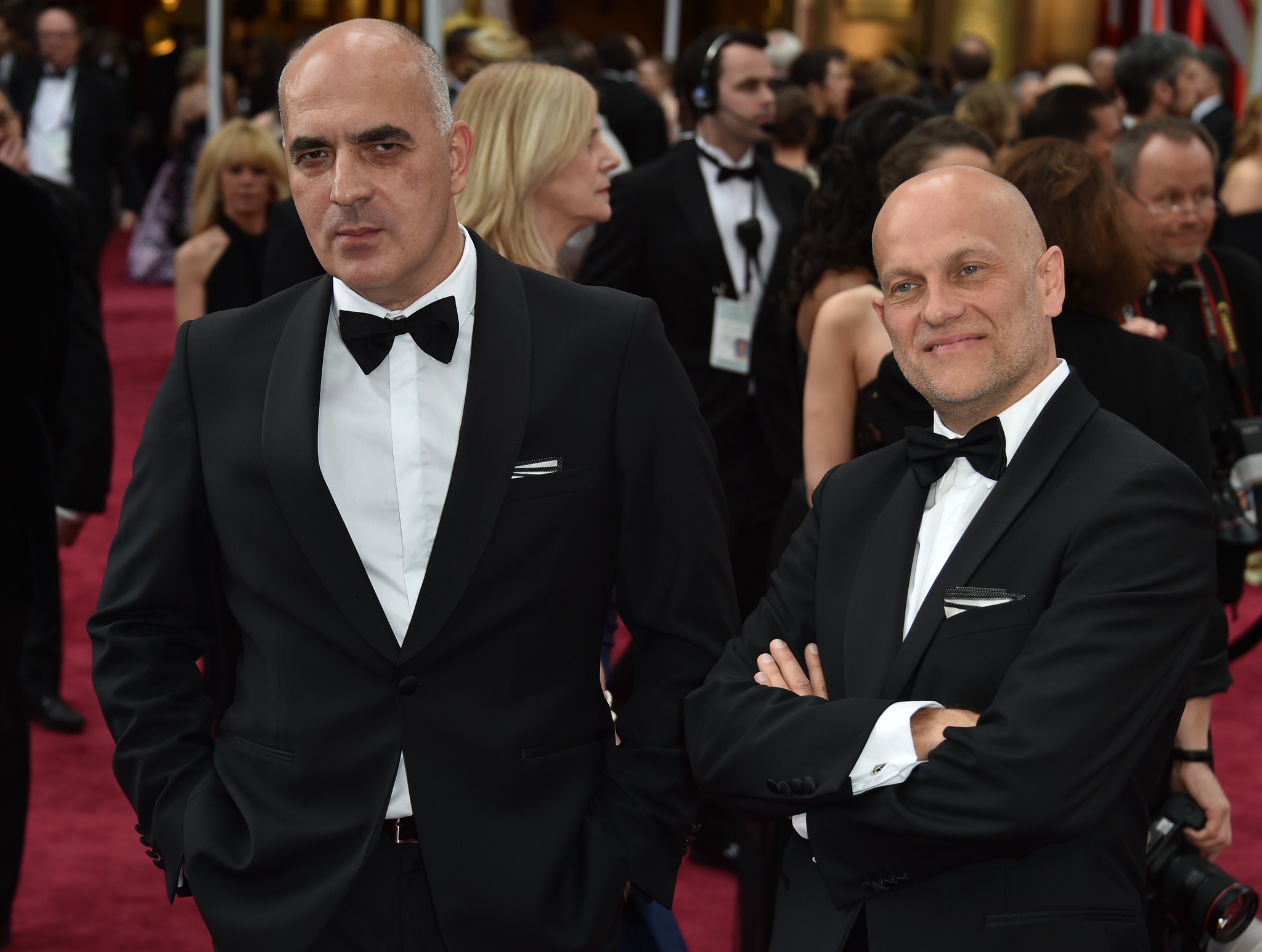 Ivo Felt and Zaza Urushadze at event of The Oscars (2015)