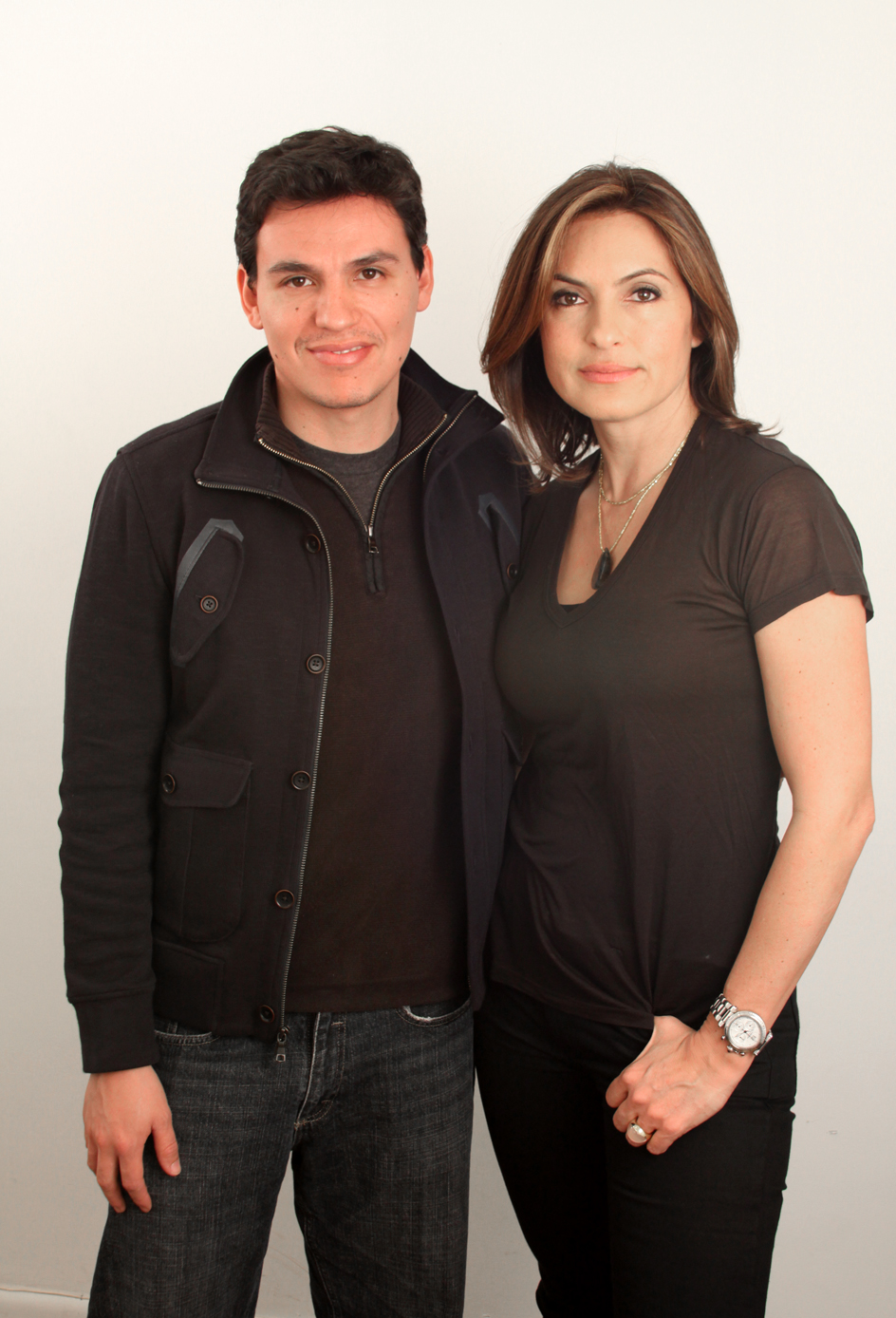 Mariska Hargitay and director Andres Useche