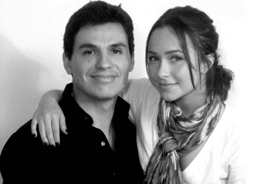 Actress Hayden Panettiere and director Andres Useche
