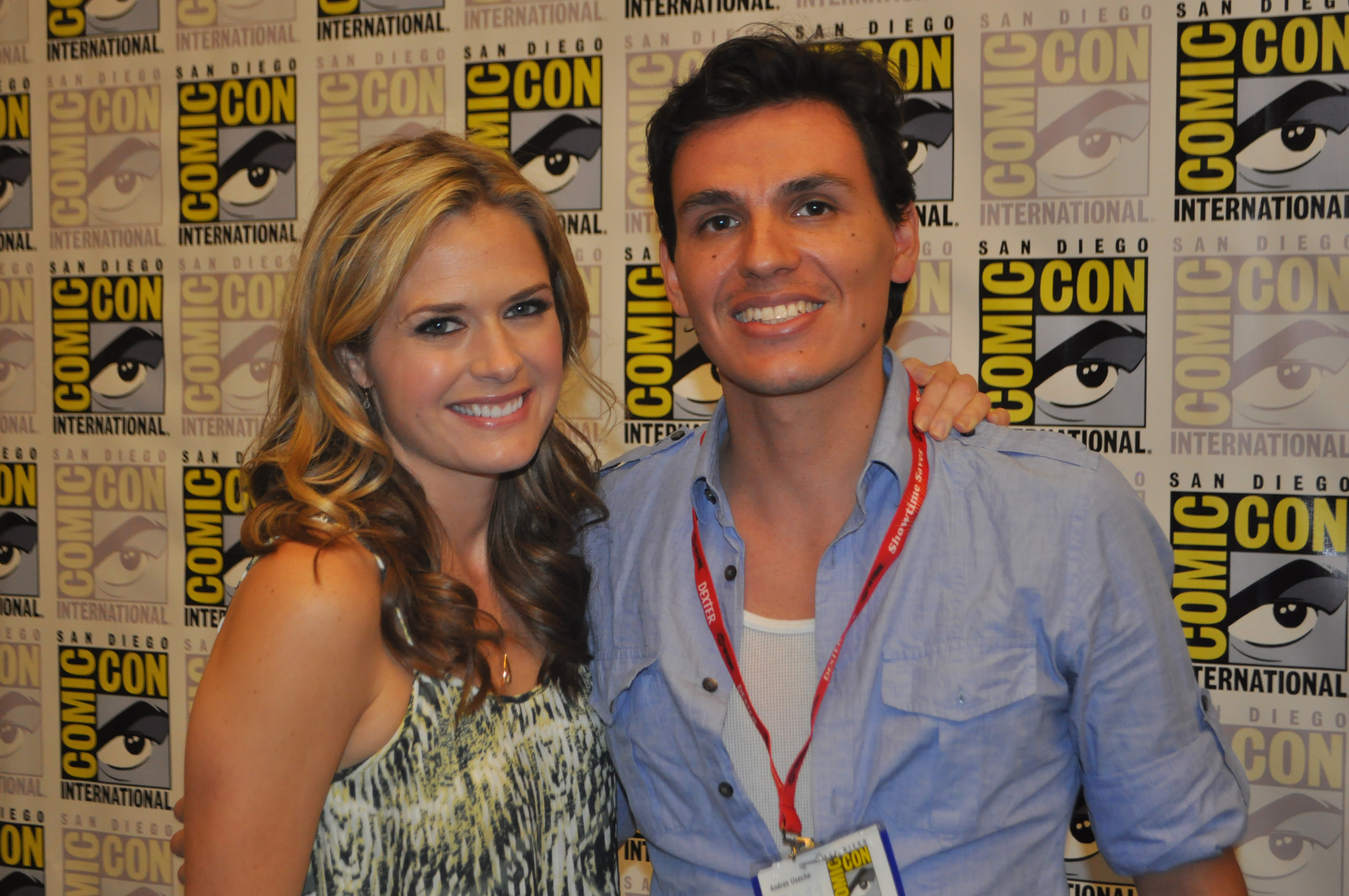 Actress Maggie Lawson, director Andres Useche