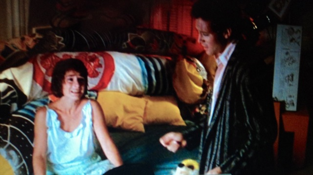 Stevie Vallance as 'Sally', opposite Steve Guttenberg, in Three Men & A Baby (90s).