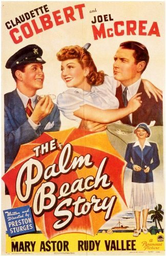 Mary Astor, Claudette Colbert, Joel McCrea and Rudy Vallee in The Palm Beach Story (1942)