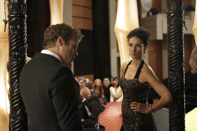 Still of Mark Valley and Indira Varma in Human Target (2010)