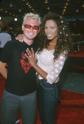 Traci Bingham and Robb Vallier at event of American Pie (1999)