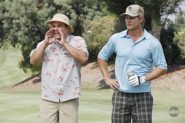 Still of Ian Gomez and Brian Van Holt in Cougar Town (2009)