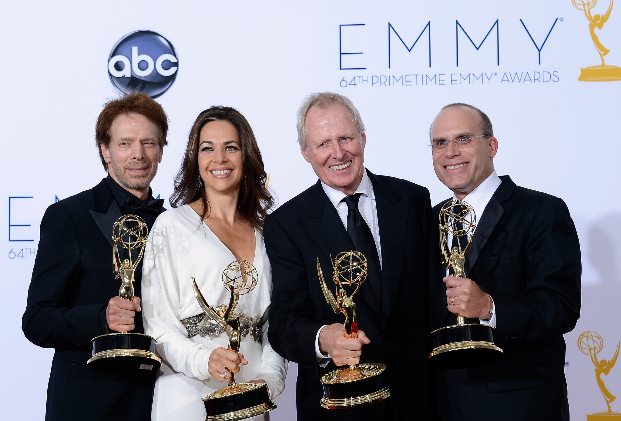 Jerry Bruckheimer, Jonathan Littman, Bertram van Munster and Elise Doganieri at event of The 64th Primetime Emmy Awards (2012)