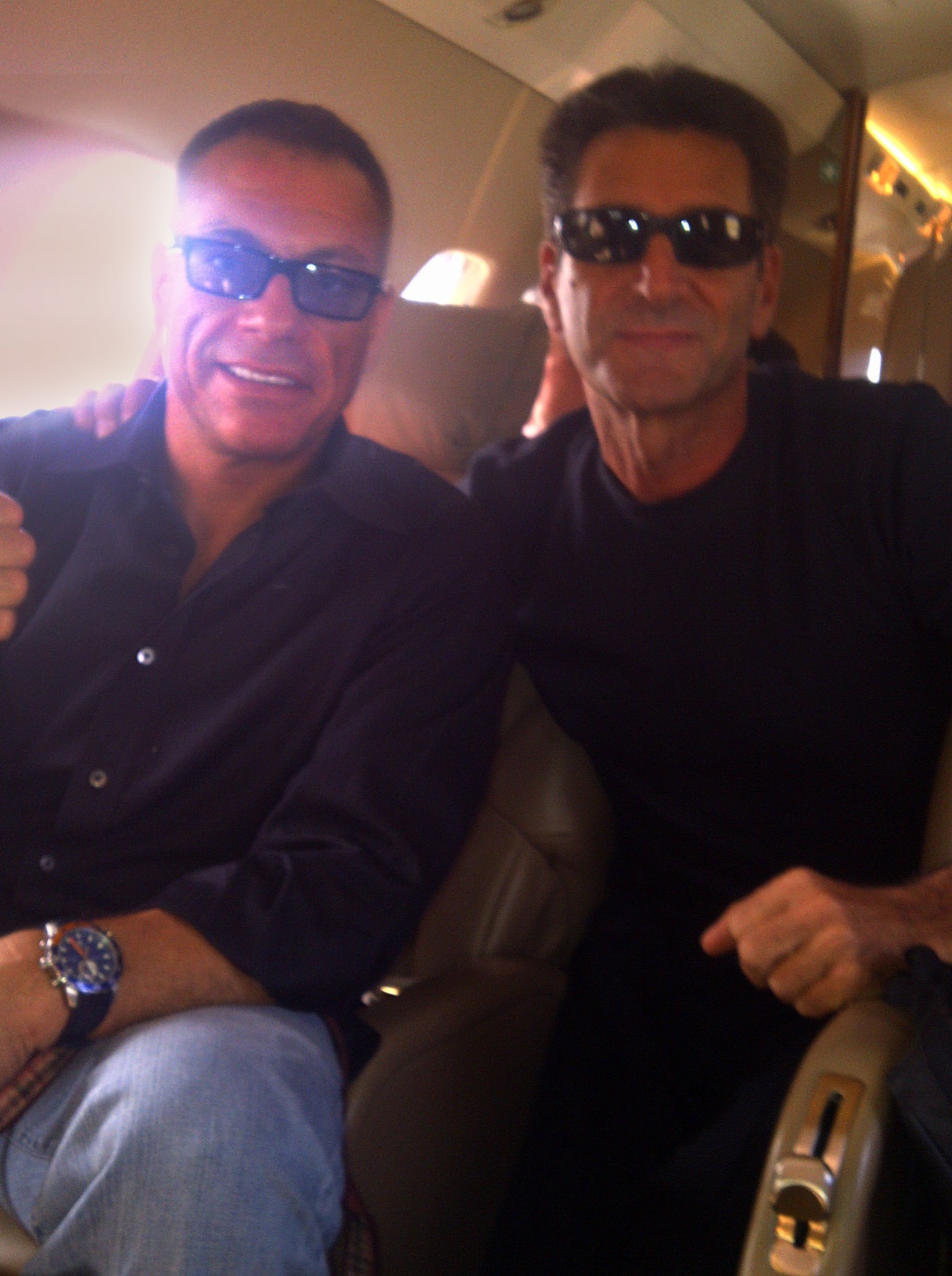 Bob Van Ronkel and Jean Claude Van Damme in Chechnya.