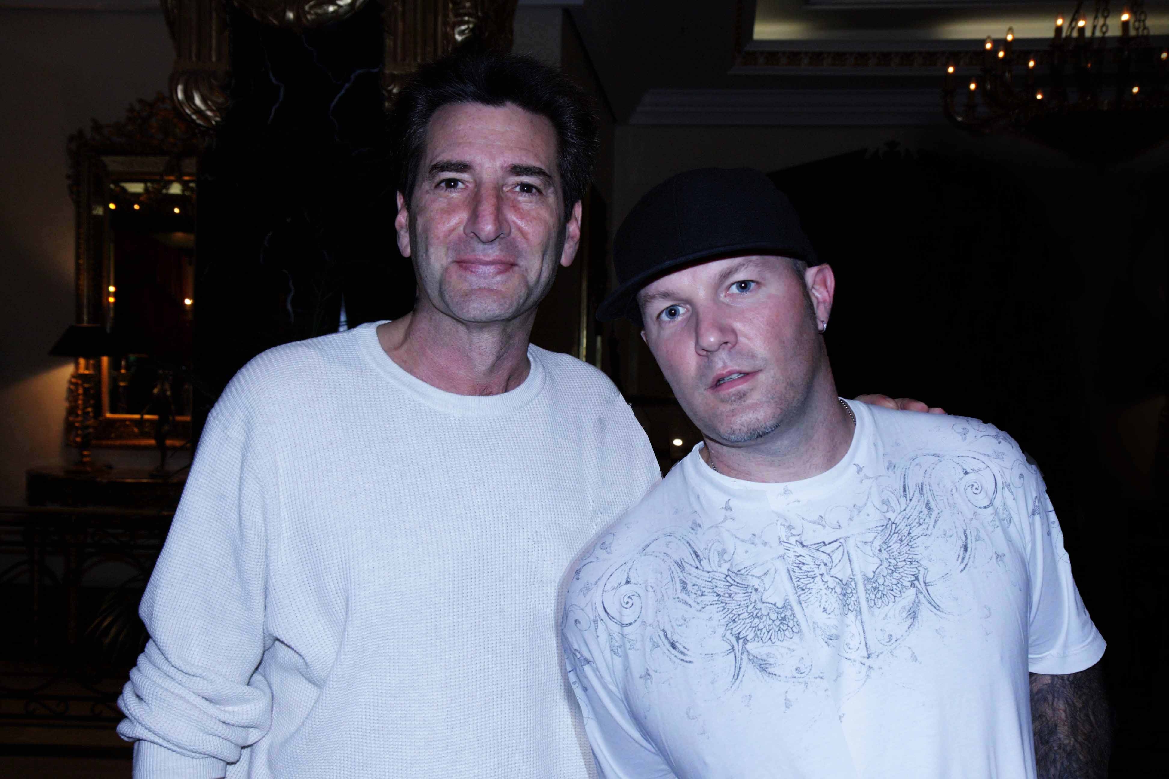 Bob Van Ronkel and Fred Durst in Moscow.