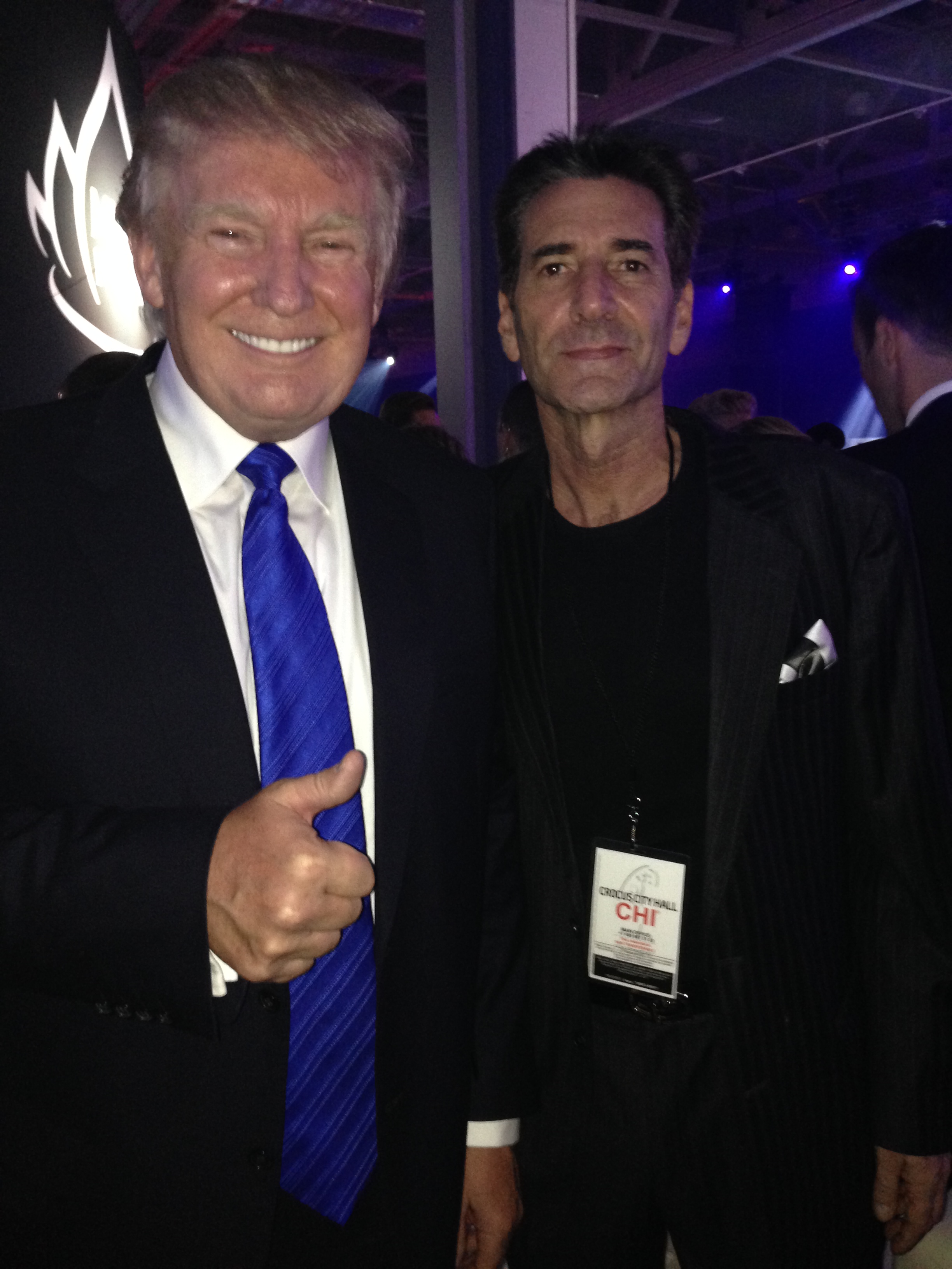 Bob Vn Ronkel and Donald Trump in Moscow at Miss Universe 2013