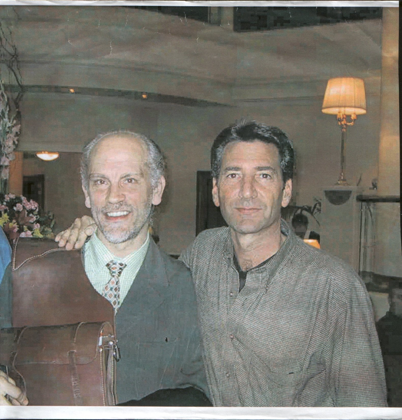 Bob Van Ronkel and John Malkovich in Moscow.