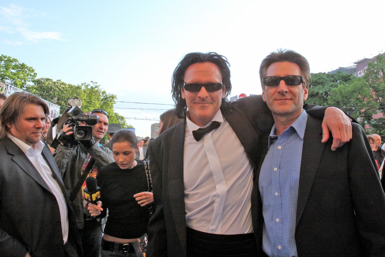 Bob Van Ronkel and Michael Madsen in Moscow, Russia.