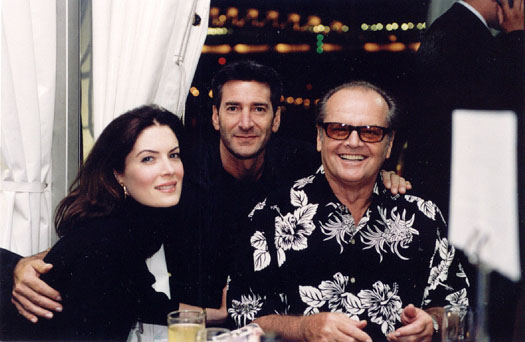 Bob Van Ronkel, Jack Nicholson and Lara Flynn Boyle at the Moscow International Film Festival.