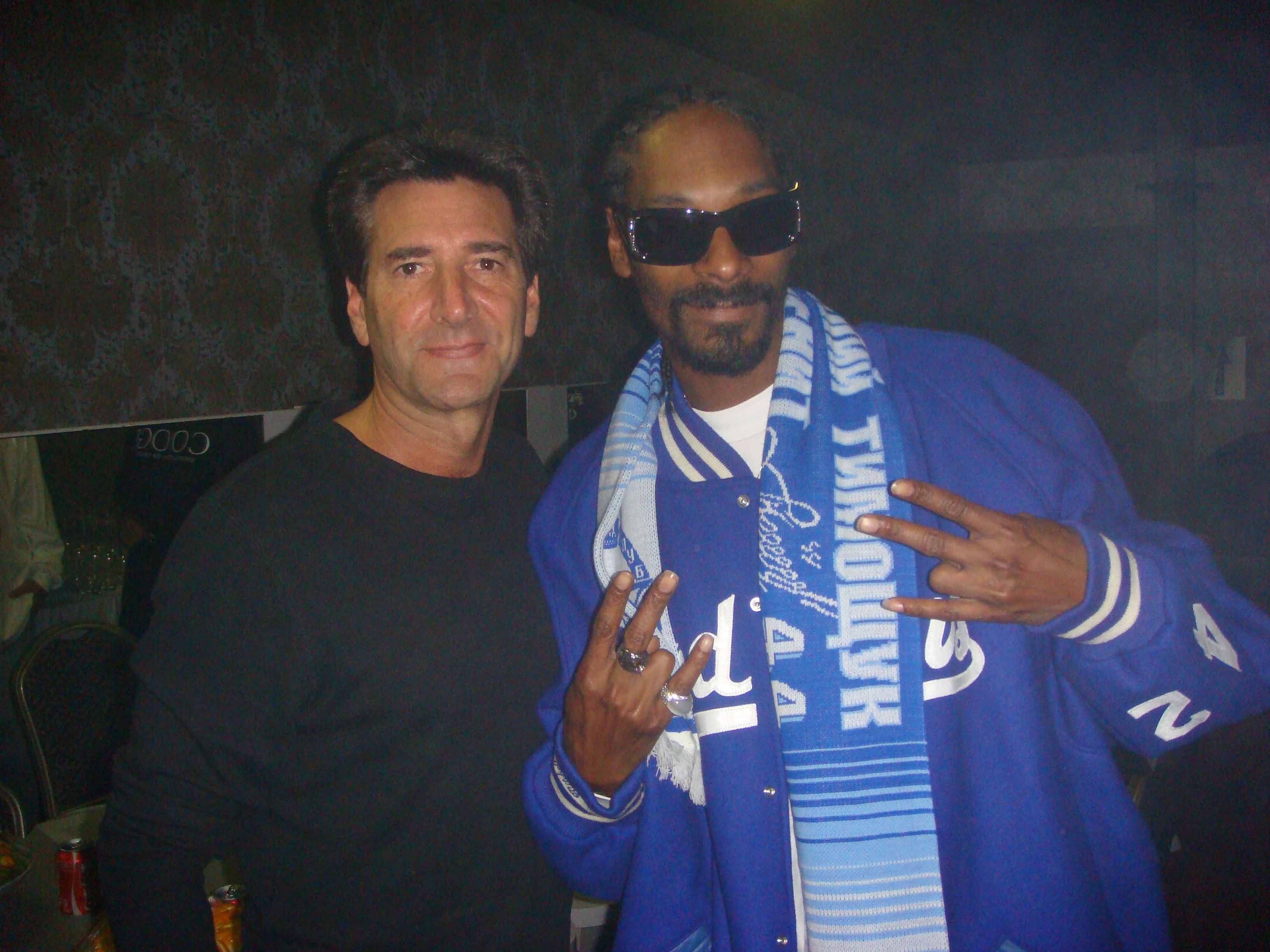 Bob Van Ronkel and Snoop Dogg in Moscow, 2008.
